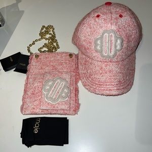 MAJE TWEED PHONE BAG & HAT BUNDLE please message before purchase